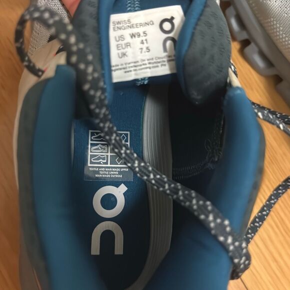 On Cloud Hi Edge Casual Shoes Glacier/ Shadow size 9.5 - Picture 9 of 12